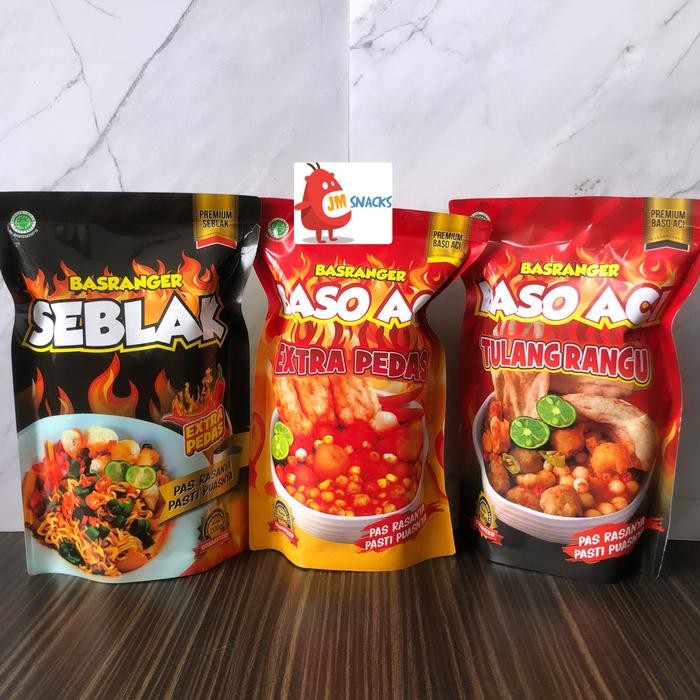

PAKET 1 BOCI EXTRA PEDAS + 1 TULANG RANGU + 1 SEBLAK BASRANGER INSTANT