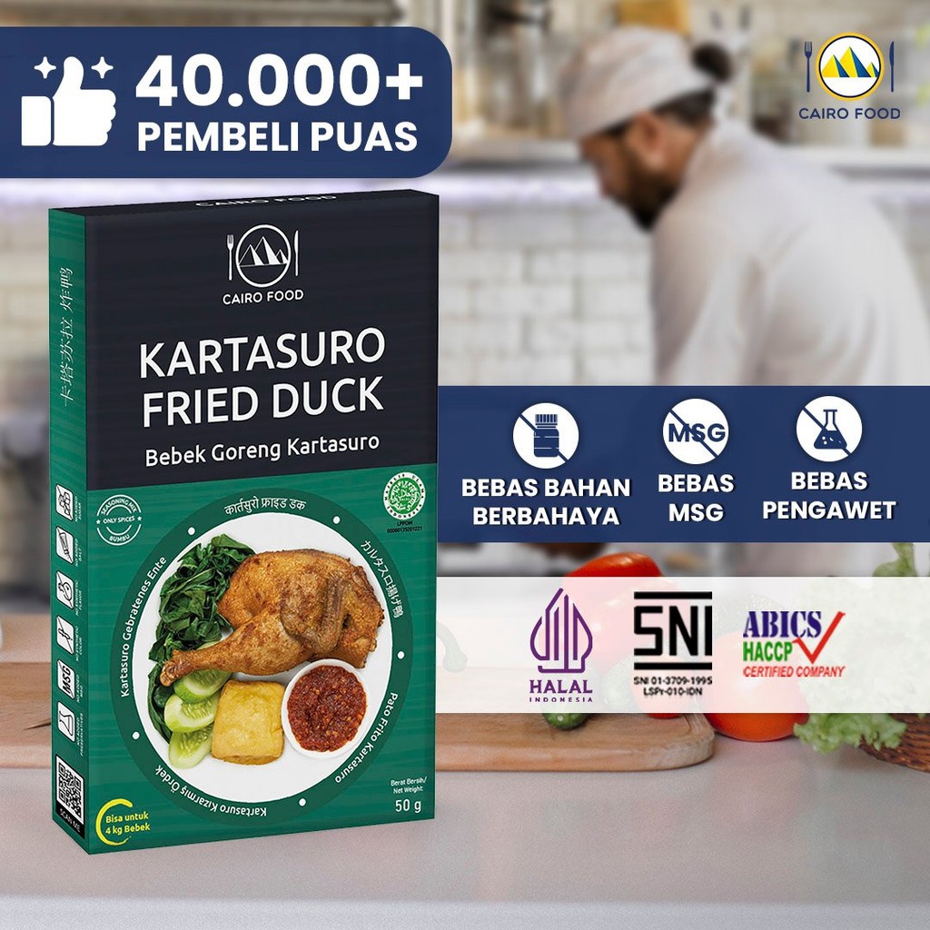 

Cairo Food - Bumbu Bebek Goreng Kartasuro Asli Rempah