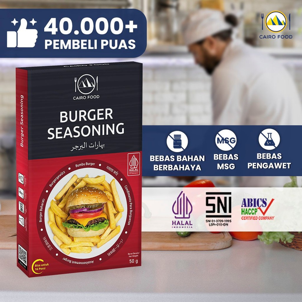 

Cairo Food - Bumbu Hamburger Asli Rempah