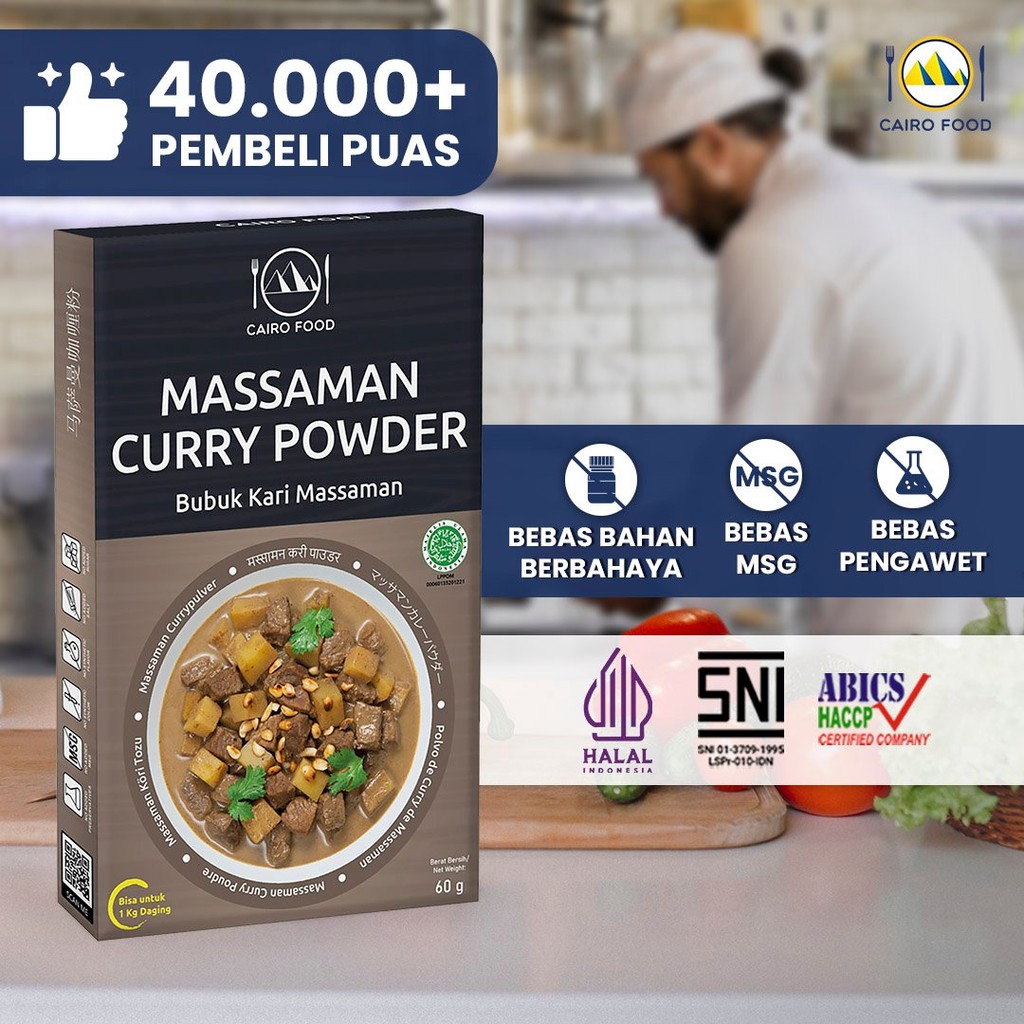 

Cairo Food - Bumbu Kari Massaman Asli Rempah