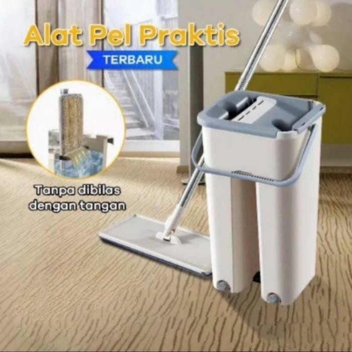 Alat Pel Lantai Praktis Ultra Mop Pengepel Otomatis