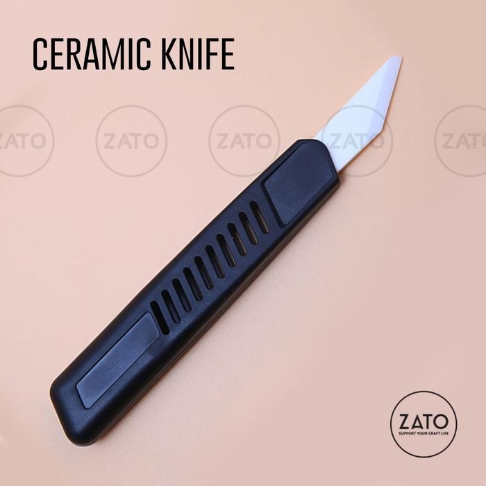 

AT Ceramic Knife - leather tools - peralatan kulit