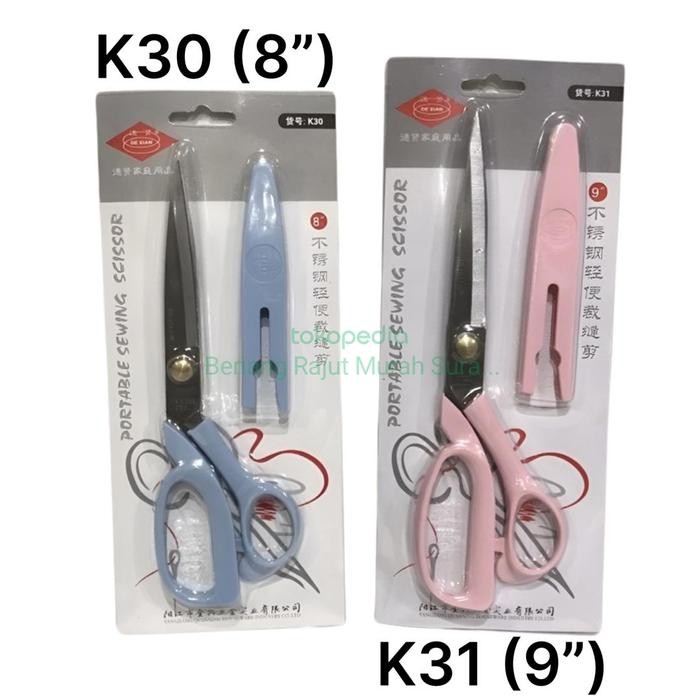 

AT Gunting Bahan Kain Ujung Lancip / Tailoring Scissors Merk DE XIAN