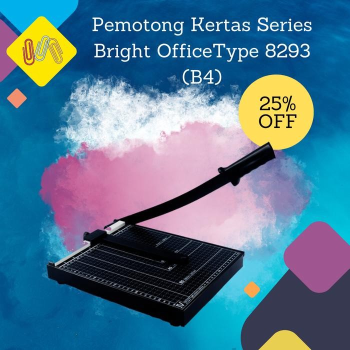 

AT PEMOTONG KERTAS / PAPER CUTTER TYPE 8293 (B4) BRIGHT OFFICE