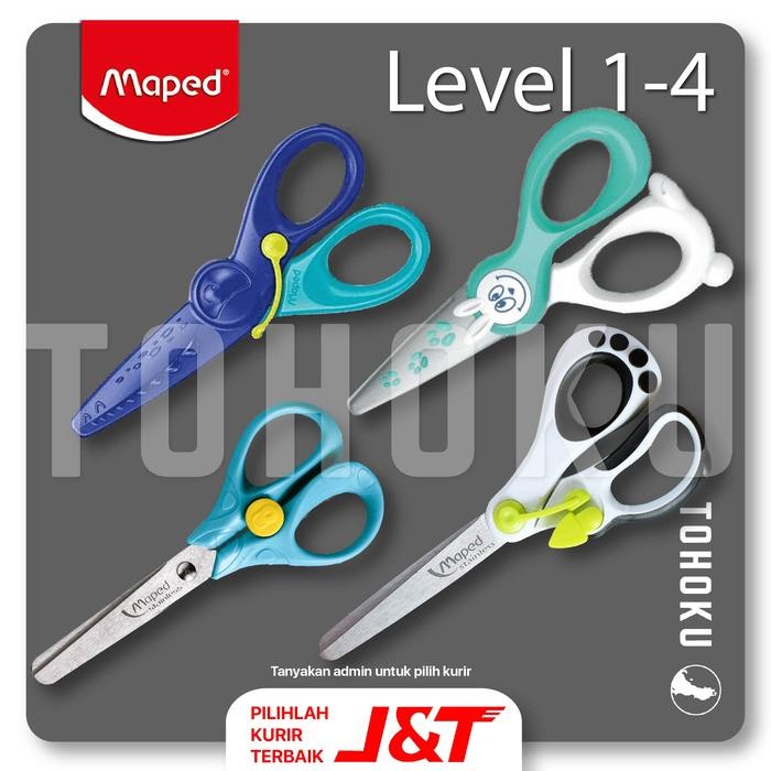 

AT Lengkap Gunting Anak Safety Scissor Level 1-4