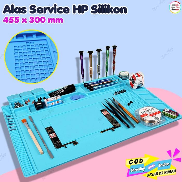 

AT Karpet Matras Alas Servis Silikon Soldering Mats Pad 450 x 300mm