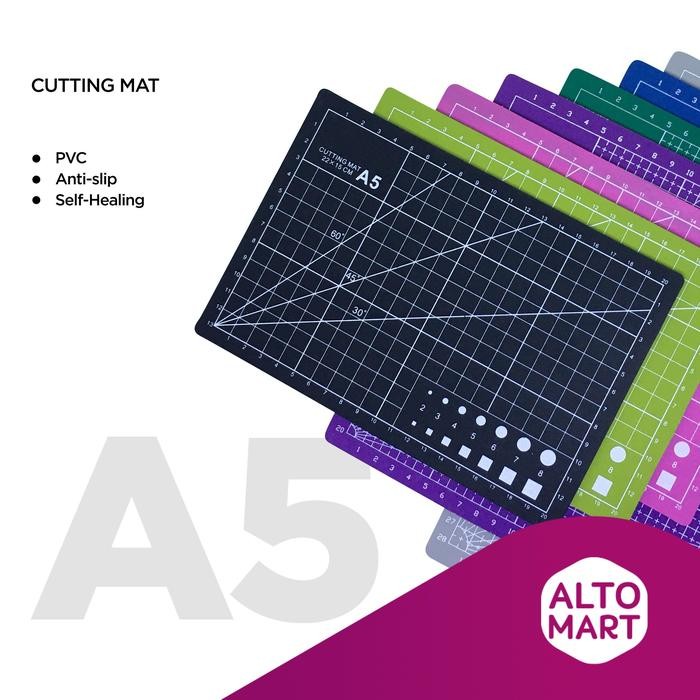 

AT PVC Cutting Mat A5 Alas Potong Hobby Non SDI Joyko