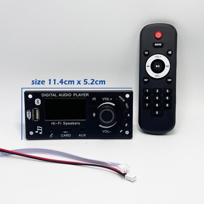 1000W Mp3 Bluetooth Layar Besar Amplifier 2X50W Karaoke Usb Aux Radio