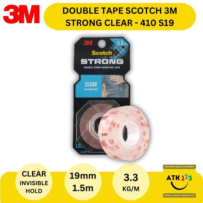 

AT Double Tape 3M Scotch Clear Mounting Tape 100% Original USA
