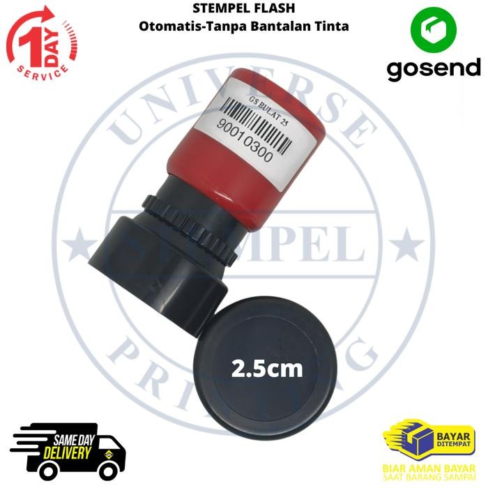 

AT (2.5) Cetak Stempel Bulat Flash Otomatis - Tanpa Bantalan Tinta Stempel Kilat