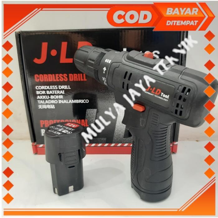 Mesin Bor J12s Bor Changer JLD TOOLS JLD Cordless Driver Drill