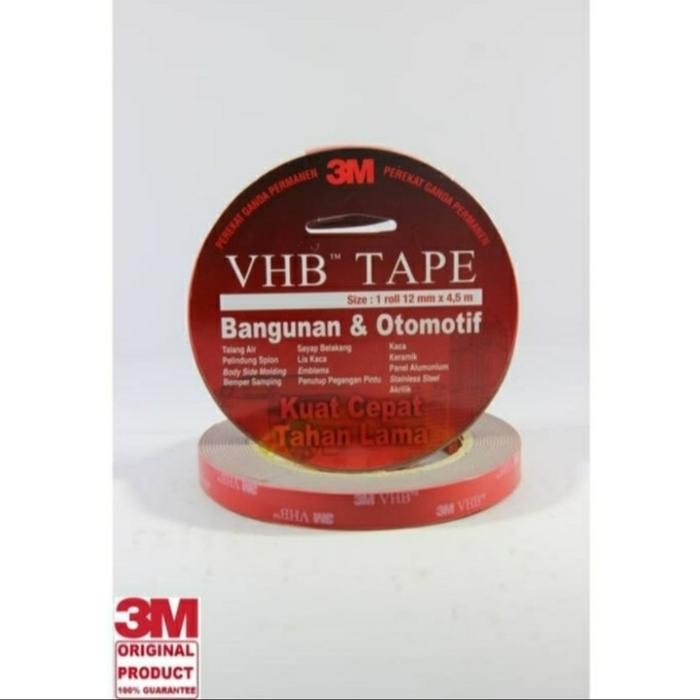 

AT DOUBLE TAPE VHB 12MM MERK 3M ORIGINAL
