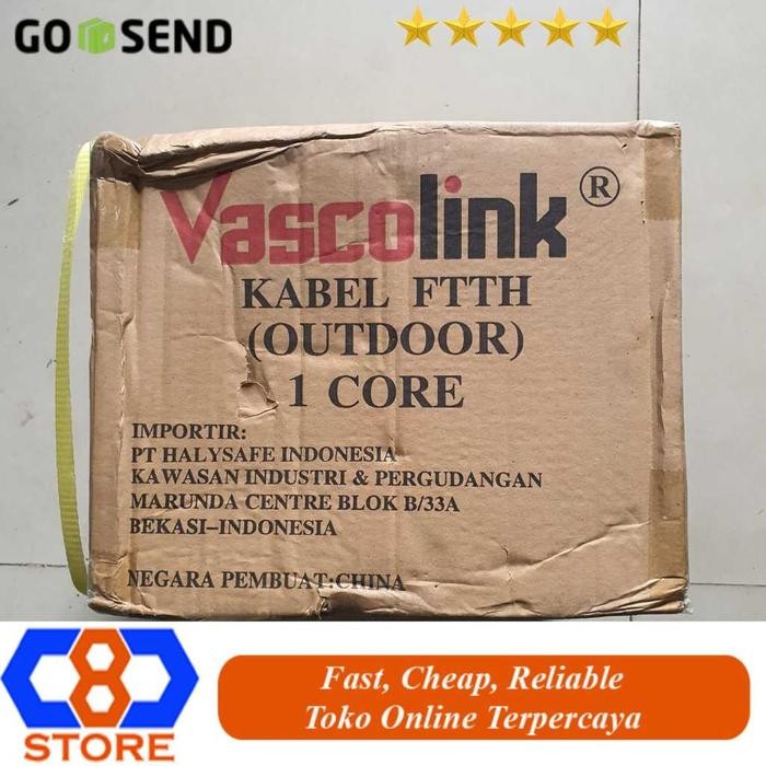 KABEL FIBER OPTIC FO VASCO VL116 1 CORE 3 SELING 500M 1000M