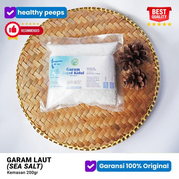 

(Expert) Lingkar organik garam laut murni kasar Coarse sea salt / seasalt