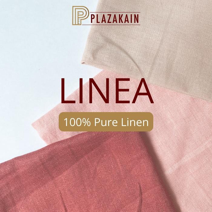 

AT Kain Linen Linea 100% Pure Linen Import Kain Kemeja untuk RTW Wanita Pria Moslem Wear