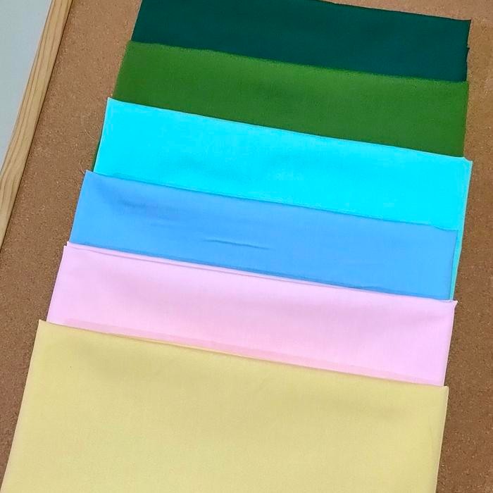 

AT Kain katun polos 0.5 meteran/ kain furing