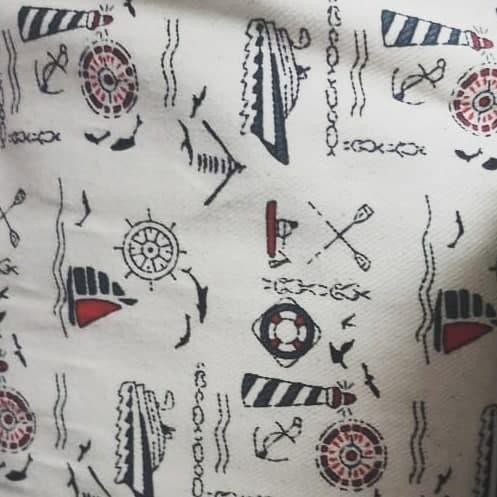 

AT kain kanvas motif kapal