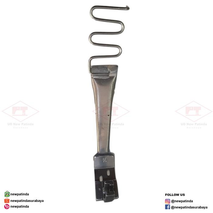 

AT corong strip distro 1/4 jarum 2 rantai utk mesin jahit rantai 2 jarum