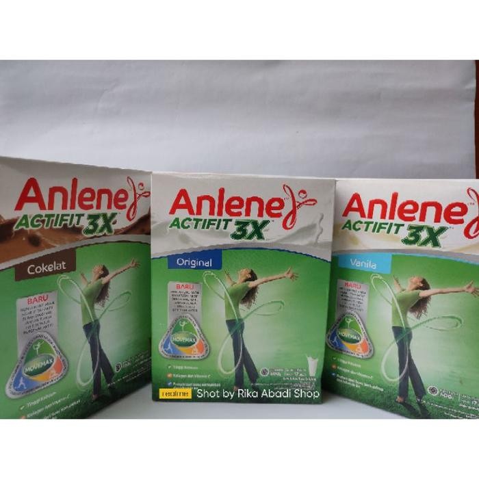 

(Expert) Anlene Actifit 600gr Rasa Vanila, coklat, original 590gr
