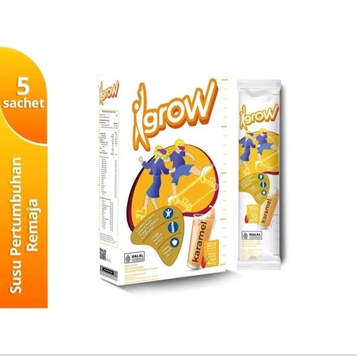 

(Expert) IGROW susu bubuk tumbuh kembang anak extra goji berry caramel