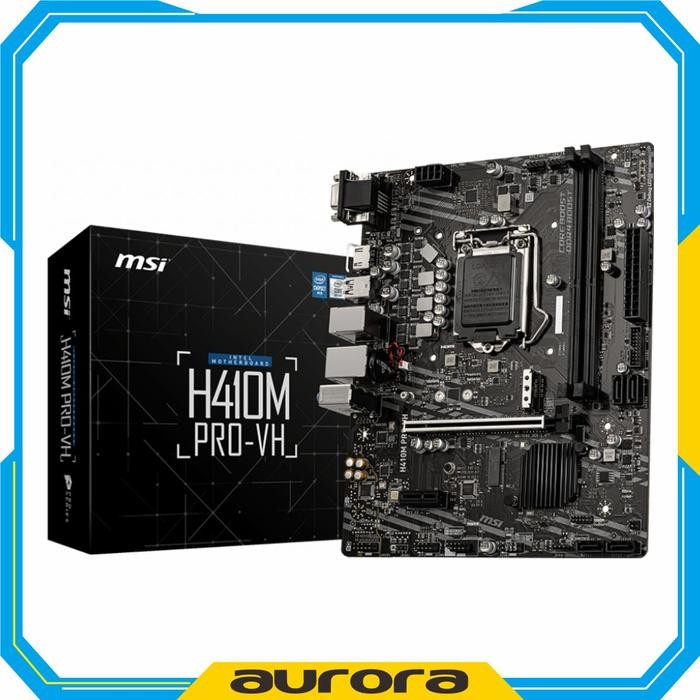 MSI H410M PRO-VH LGA 1200 Comet Lake H410 DDR4 Motherboard Mainboard