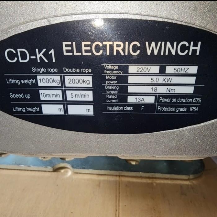 Paling Berkualitas Winch Electric Hoist 2 Ton - Electric Hoist 2 Ton - Hoist Katrol 2Ton