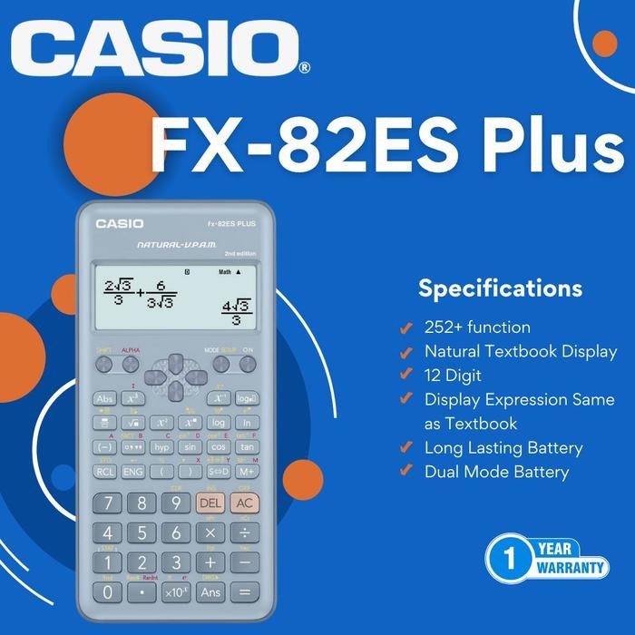 

Casio FX-350MS 2 / FX-82ES Calculator Original