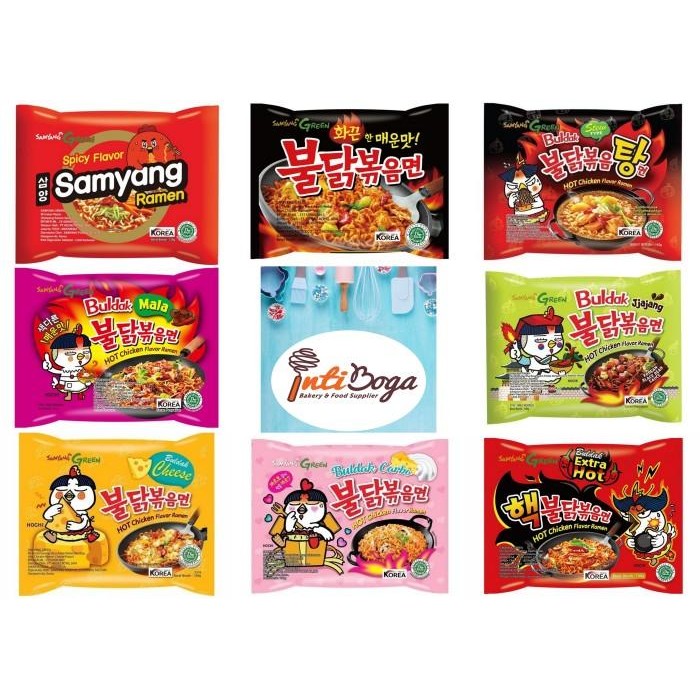 

(Expert) Samyang Ramen Korea HALAL Jjajang Spicy Stew Mala Cheese Carbonara