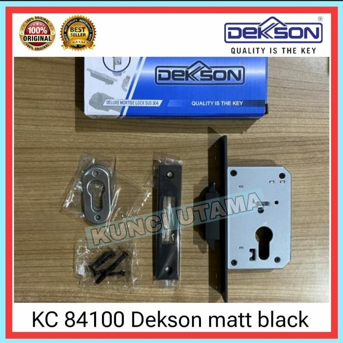 kunci pintu sliding dekson 84100 matt black kunci pintu geser hitam