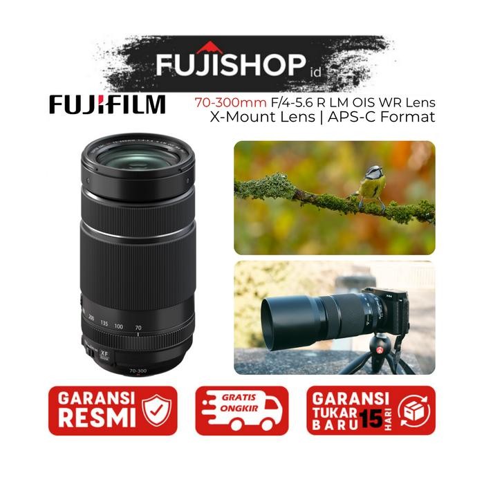 Fujifilm XF 70-300mm F4-5.6 R LM OIS WR Lensa Fujinon XF 70-300mm