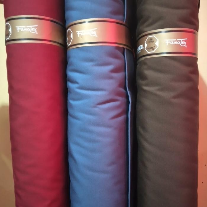 (Expert) Harga Roll kain Bahan Famatex Asli seragam sekolah