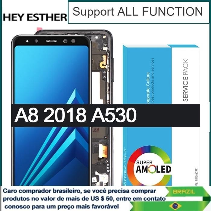5.6 AMOLED LCD Replacement for SAMSUNG A8 2018 Touch Screen Dis