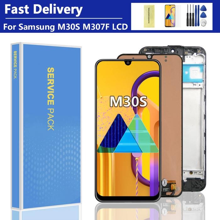 6.4 inch For AMOLED M30S 2019 LCD For Samsung M30S M307 M307F LCD