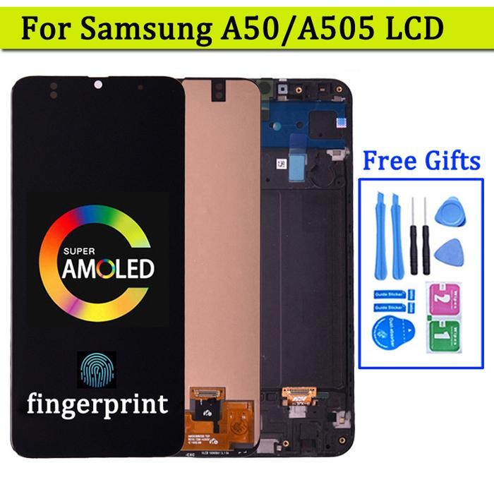 Super AMOLED For Samsung A50 SMA505FNDS A505FDS A505 LCD Displ