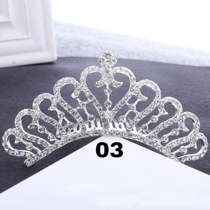 Tiara Princess Anak Mahkota Anak Perempuan untuk Pesta Ulang Tahun