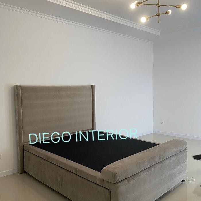 Dipan Divan Sorong 2In1 Rangka Tempat Tidur Atas 180X200 Bawah 120X200