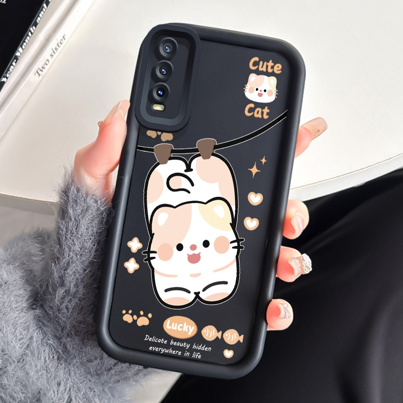 Casing Hp VIVO Y20 Y20s Y20i Y20T Y12s Y12a Y30G Y11s Case Casing Menggantung Anjing Kasing HP Silik