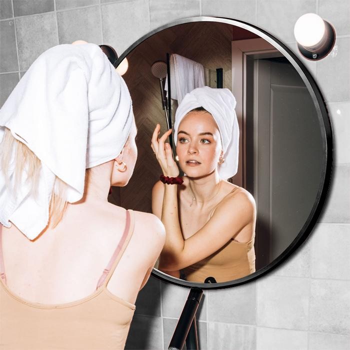 Cermin Aesthetic / Kaca Kamar Mandi / Cermin Kamar Mandi / Cermin Rias Dinding / Cermin Kamar Mandi