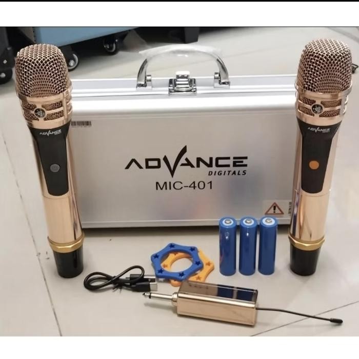 Mic BESI wireless Advance 401 Microphone Mic karoke