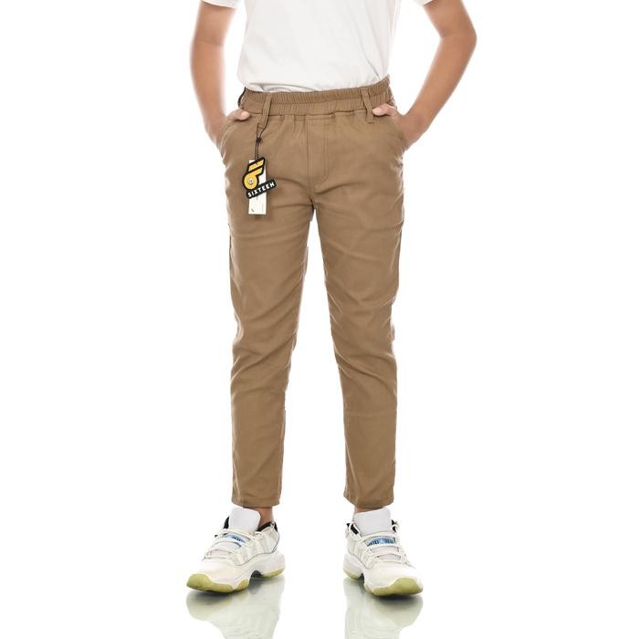 Product Laris Sixteen Celana Chinos Chino Anak Laki Laki Usia 9 - 16 Tahun Bahan Twill Premium