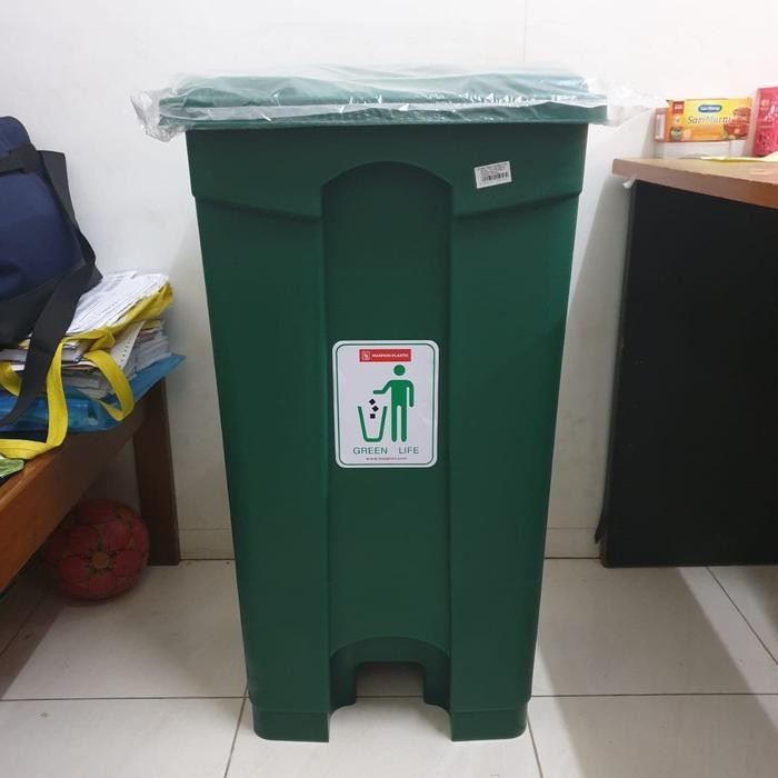 Maspion Pedal Dustbin Tempat Sampah Injak Besar 50-100L Pasti Ori