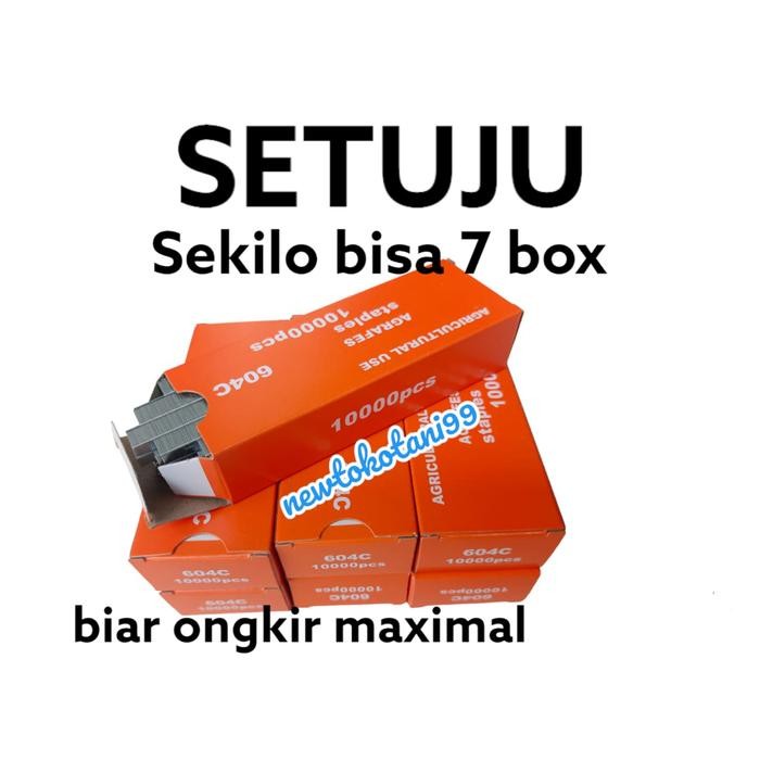 

( 7 Box ) Staples Tapetool Premium Kualitas Bagus Refil Tape Tool Paket Setuju
