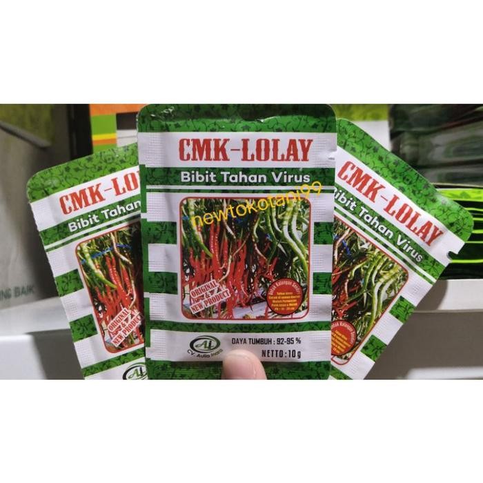 Benih Cabe Merah Keriting Cmk Lolay 10 Gram Tahan Virus