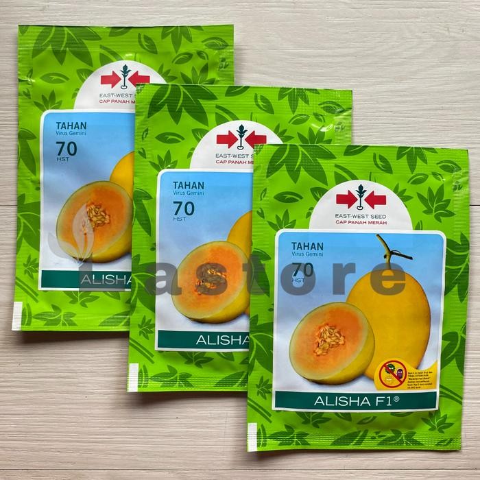 Benih Melon Golden Alisha F1 100 Butir Cap Panah Merah