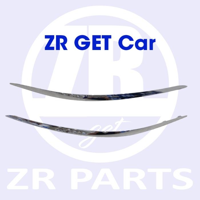 Lis Chrome Bemper Depan Mecedes Benz W211 2007 2009 Facelift