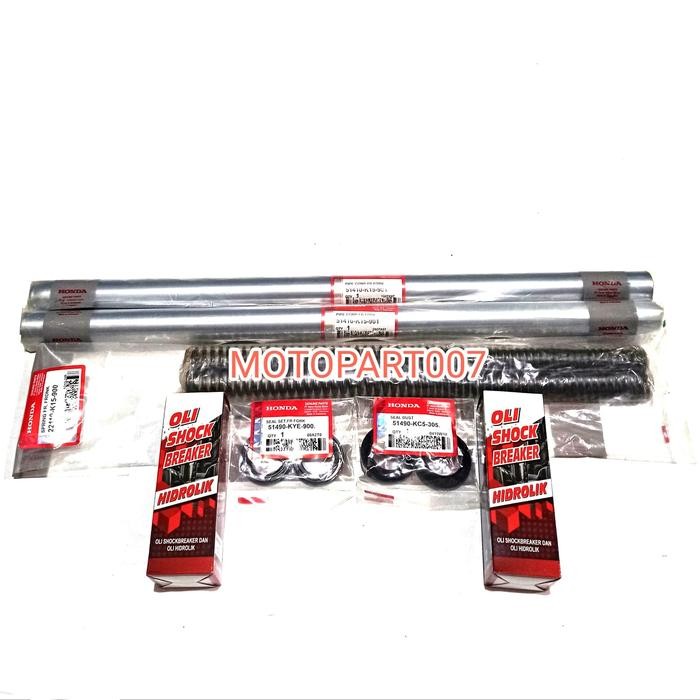PAKET AS SHOCK DEPAN SEAL SHOCK PLUS PER SHOCK HONDA CB150R CB 150R CB 150R LED MODEL DRAT KODE PART