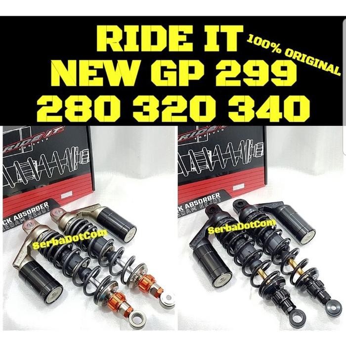 SHOCK RIDE IT NEW GP PREMIUM GP299 SC 280 320 340 mm GP 299 SINGLE KLIK ORIGINAL RX KING CB GL PRO