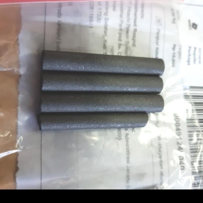 Elektroda karbon batang karbon ( alat peraga di sekolah ) 100 mm