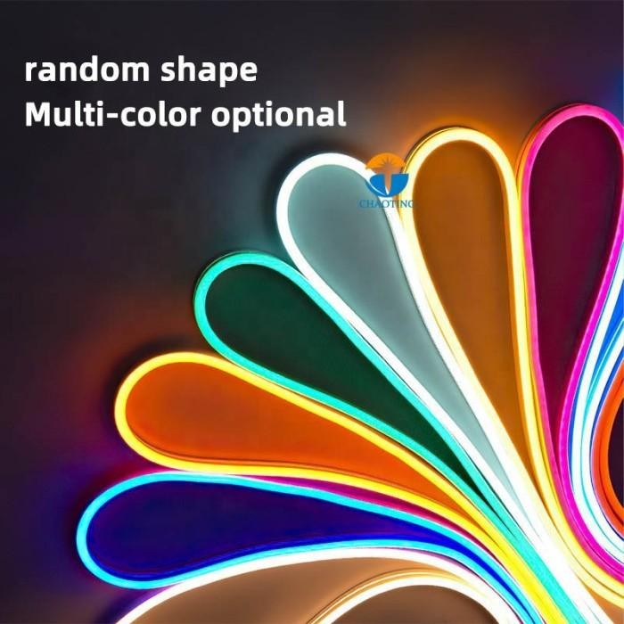 A638 LAMPU LED NEON FLEX SELANG 12 VOLT METERAN FLEXIBLE STRIP OUTDOOR - KABEL DC