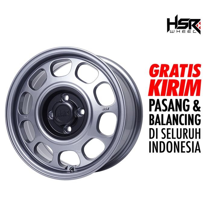 Velg Mobil KLG 9100 HSR R15X65 H4X100 ET42 GLOSSY GREY